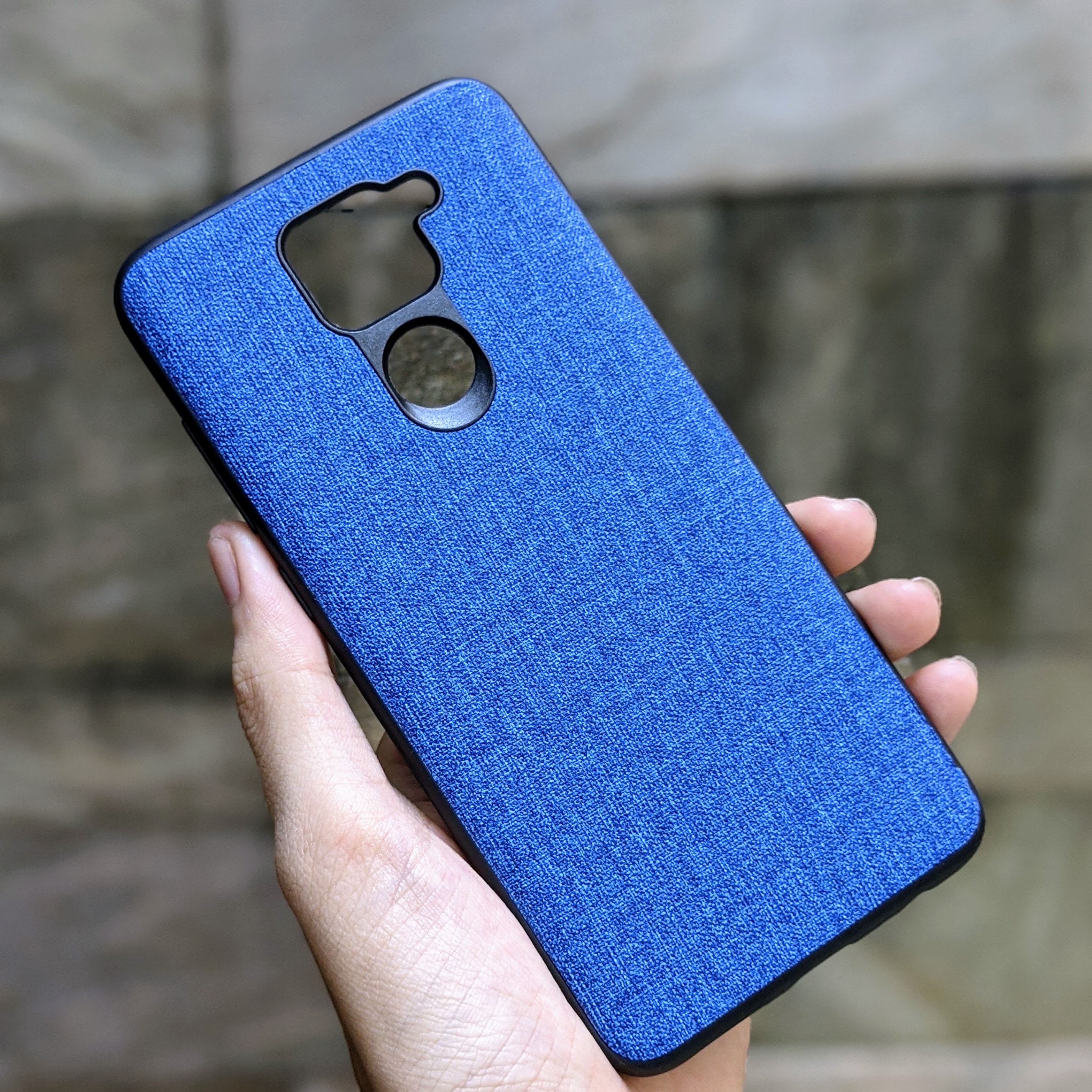 Ốp lưng redmi note 9 redmi 10x 4g vải jean 1 màu độc đáo