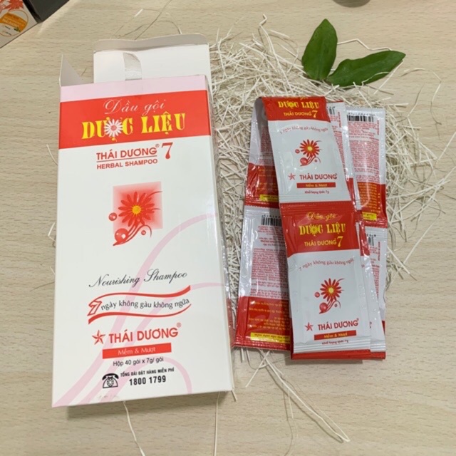 Dầu gội dược liệu thái dương 7 gói