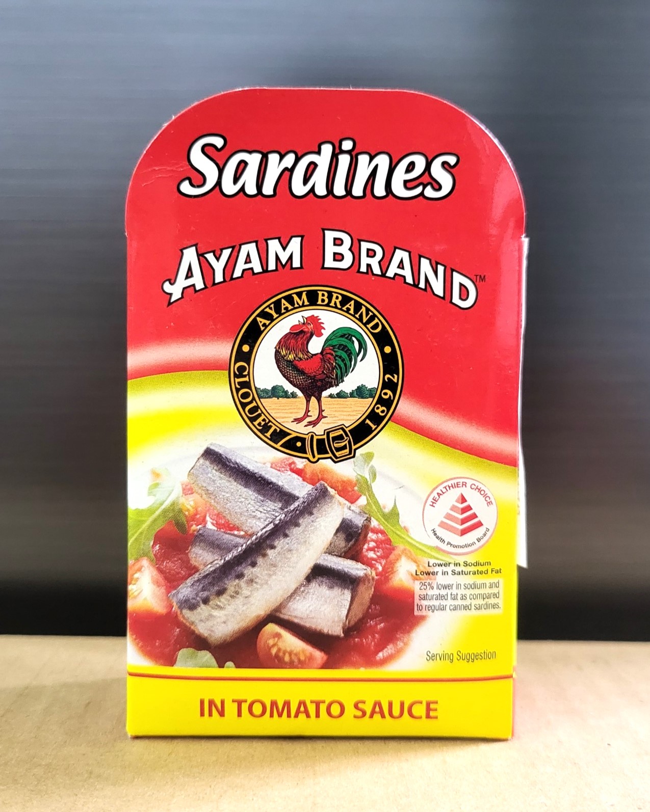 AYAM - hộp CN VÀNG 120g - CÁ TRÍCH SỐT CÀ MALAYSIA Sardines in Tomato