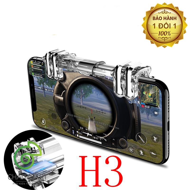 Bộ 2 nút bấm chơi game điện thoại chuyên game h3 – nút bấm điện thoại chuyên dụng để chơi game pubg ros