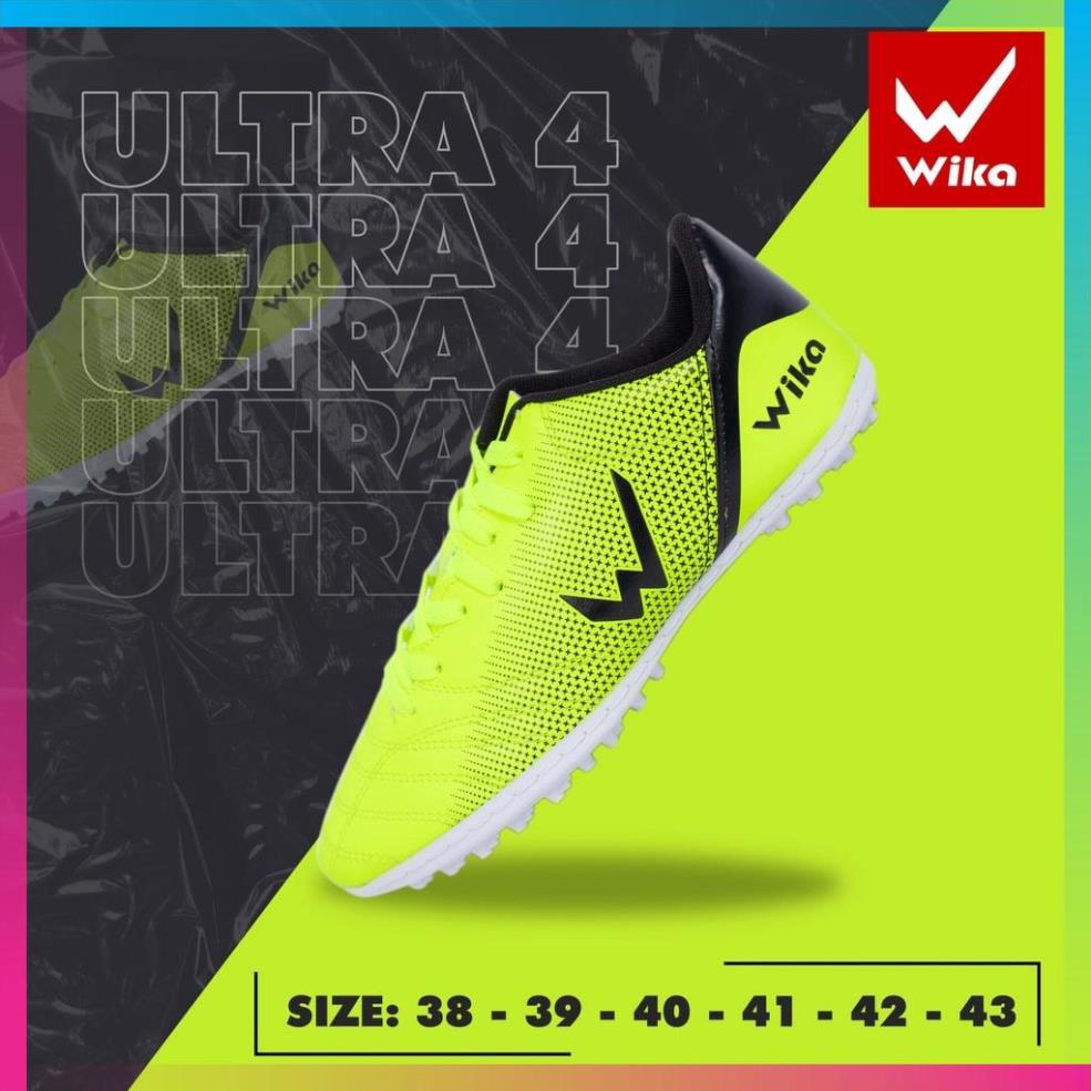 Miễn phí ship. Giày Bóng Đá WIKA Ultra 4 Form Ôm Chân