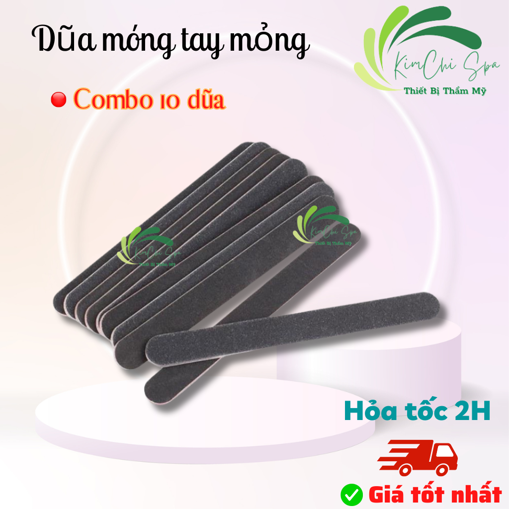 Combo 10 Dũa móng tay mỏng chuyên dụng làm nails | Dũa móng tay giấy