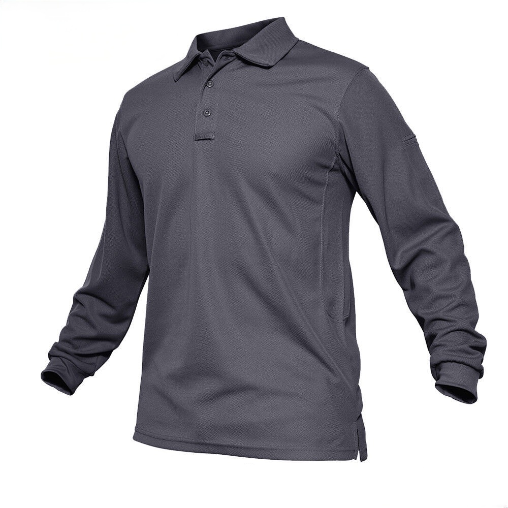 Áo Phông Chiến Thuật Áo Polo Nam Dài Tay Kiểu Dáng Quân Đội