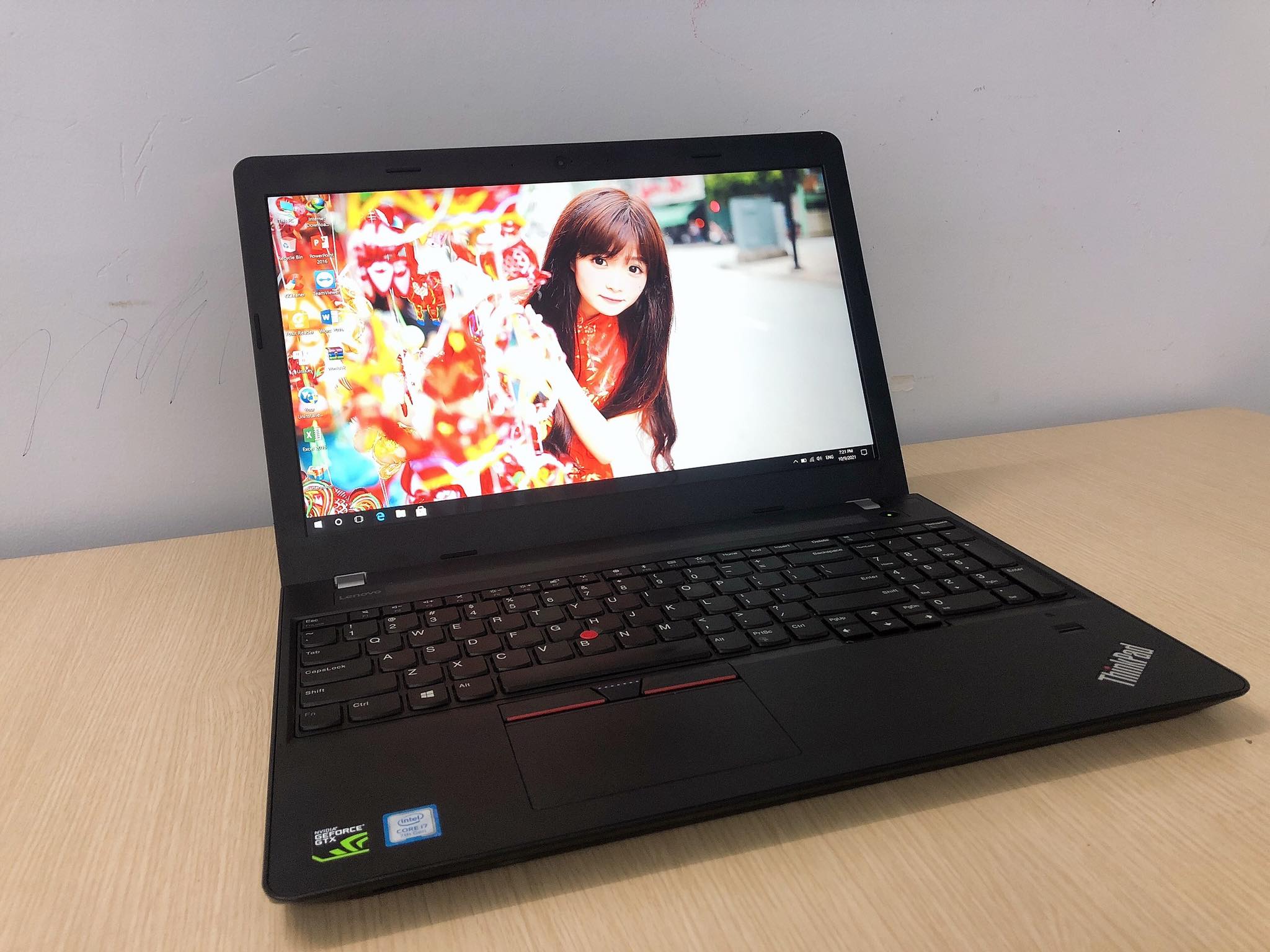 Thinkpad e570 core i7 7500u ram 8gb ssd 256gb 15.6inch fhd gtx 950m