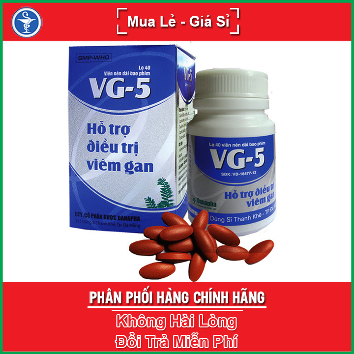 Viên uống mát gan VG-5 - Tăng cường chức năng gan