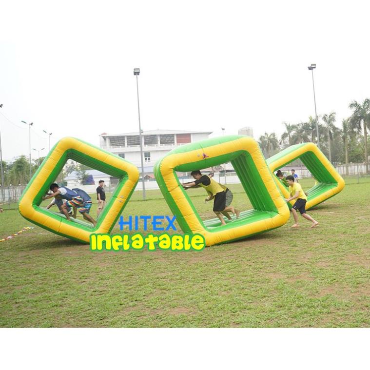 Phao vuông bơm hơi khổng lồ - kích thước 2.5m x 2.5m bạt pvc 0.95mm