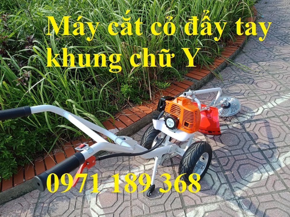 Máy cắt cỏ đẩy tay động cơ 2 thì 53cc cực khỏe