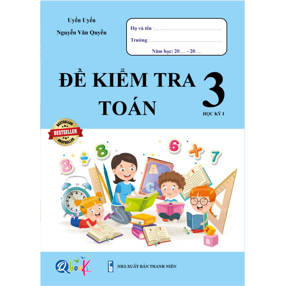Sách - đề kiểm tra toán 3 - học kì 1