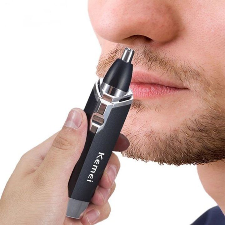 Máy cắt lông mũi, kéo cắt lông mũi, máy tỉa lông mũi kemei km - 6512 cao cấp, loại xịn, cắt tỉa lông mũi dễ dàng.