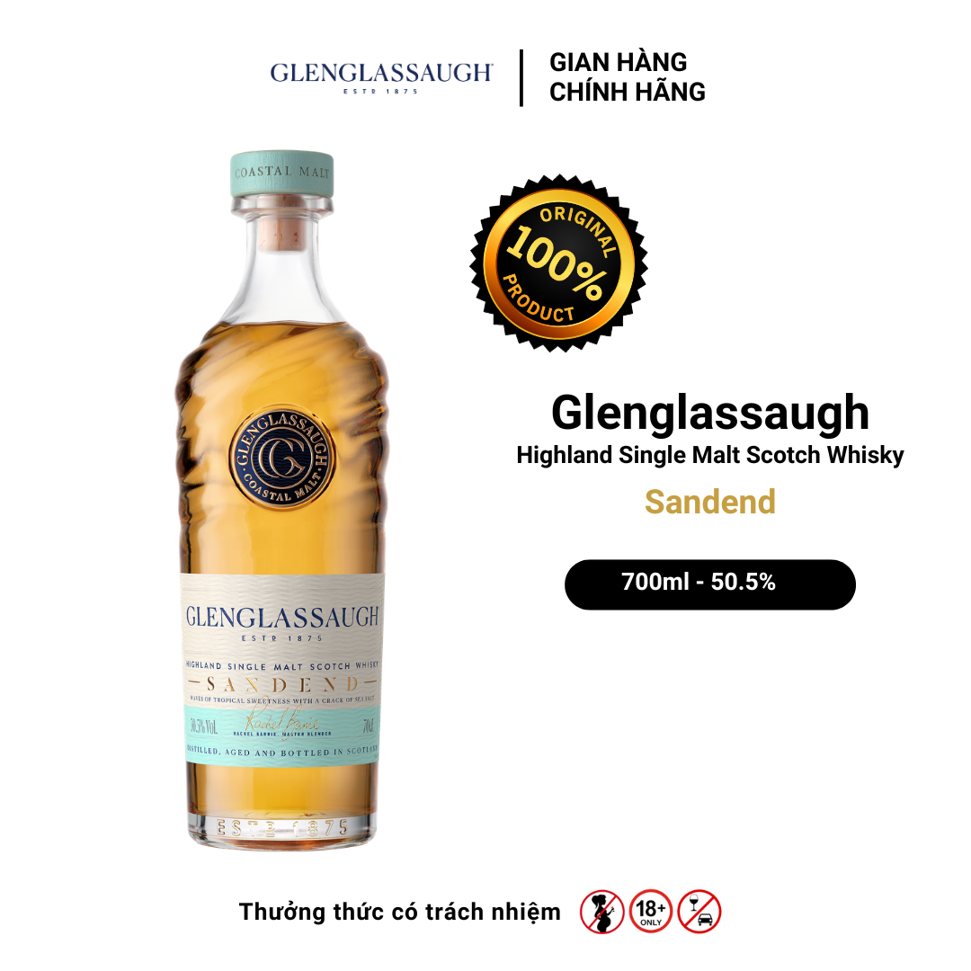 Rượu Whisky Glenglassaugh Sanded 50.5%/700ml