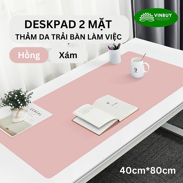  Miếng lót chuột cỡ lớn pad chuột cỡ lớn bằng da cao cấp 40cmx80cm tấm lót chuột thảm da trang trí bàn làm việc Vinbuy - Hàng chính hãng 