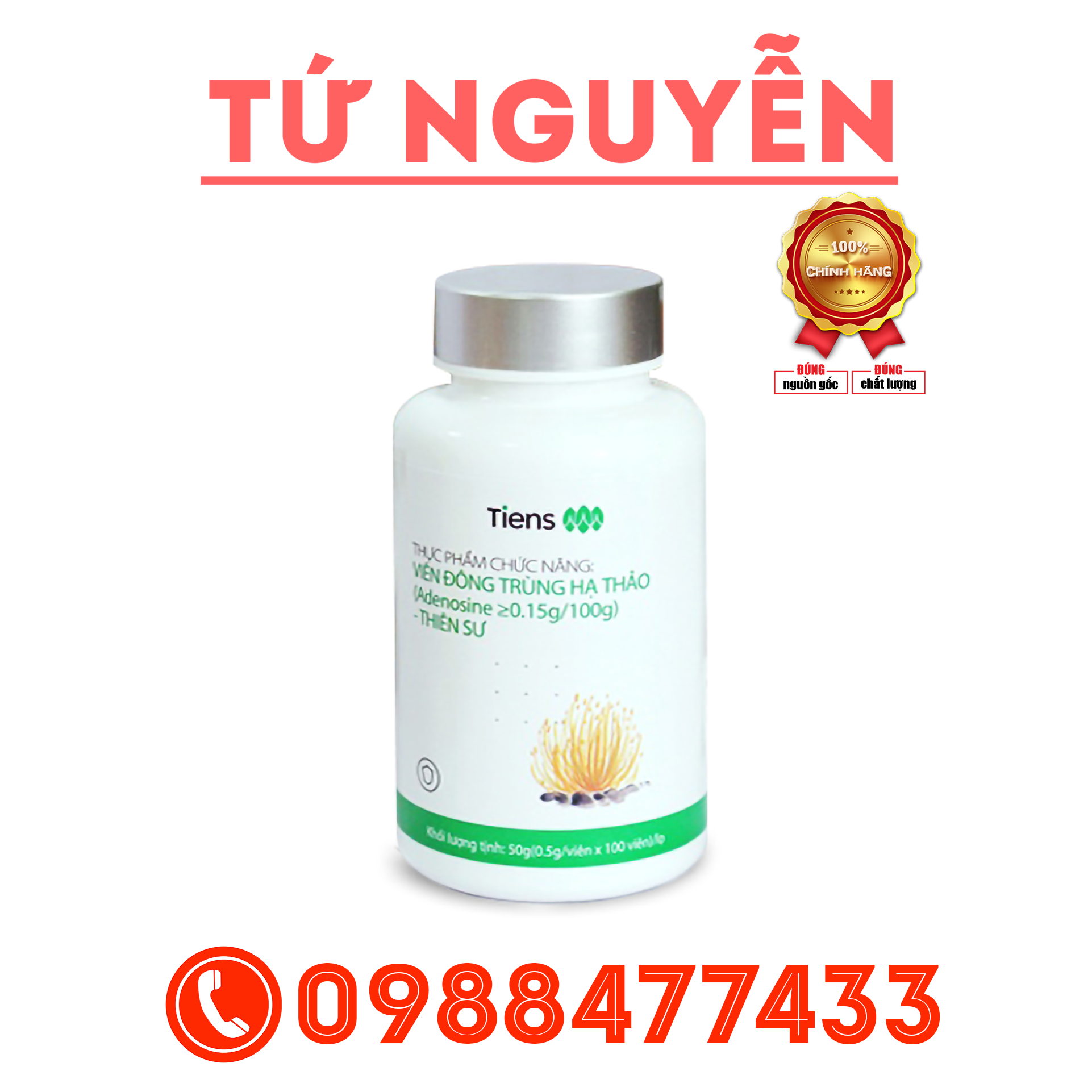 Viên Đông Trùng Hạ Thảo Tiens - Thiên Sư