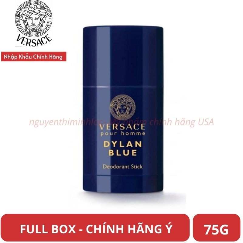 Lăn Khử Mùi Nước Hoa Versace Dylan Blue 75ml Chính Hãng