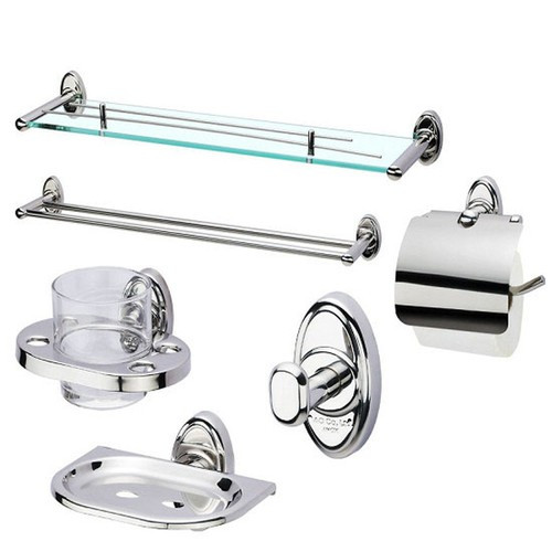 Bộ phụ kiện phòng tắm SXinno 6 món - Phụ kiện nhà tắm inox