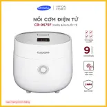 Nồi cơm điện tử CUCKOO CR-0675F 1,08 lít Hàng Chính Hãng Bảo Hành 2 Năm, Nồi cơm điện tử Cuckoo dễ sử dụng nấu cơm ngon nhanh chín - Siêu Thị SafeMall