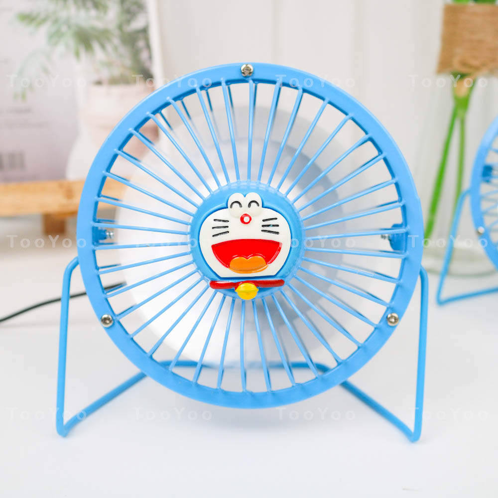 Quạt Doraemon để bàn mini cắm USB dễ thương cute TooYoo BK00300