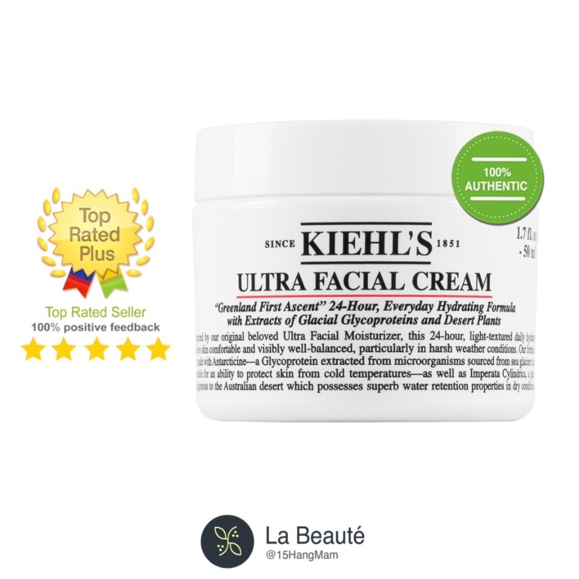 Kiehl's Ultra Facial Cream - Kem Dưỡng Ẩm (50ml - 125ml)