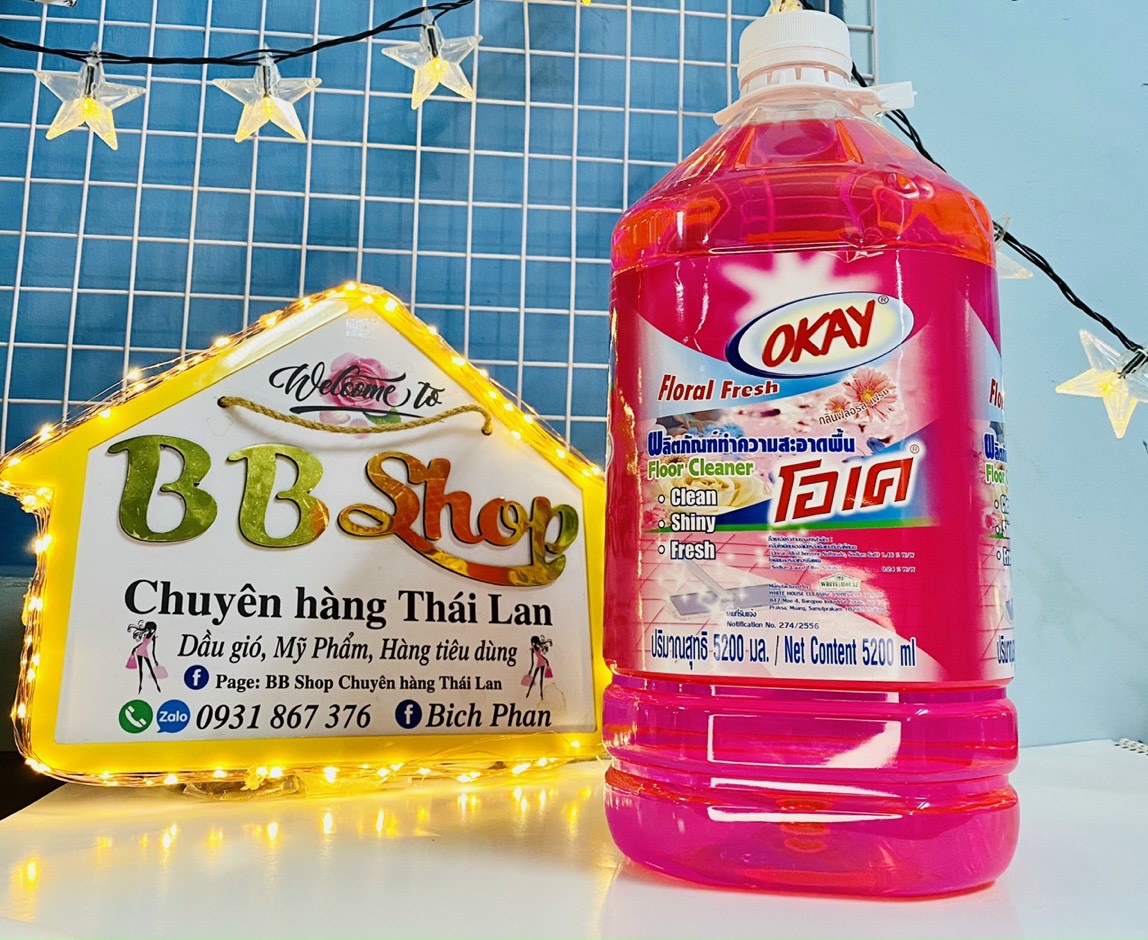 [HCM]NƯỚC LAU SÀN OKAY 5L2