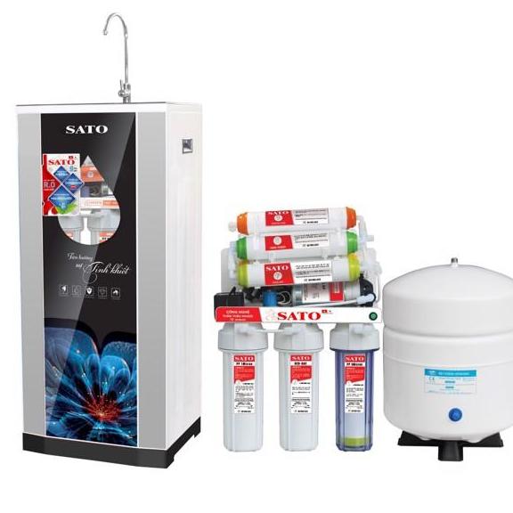 Máy lọc nước r.o sato stg3/9d - 9 cấp lọc 10l/h