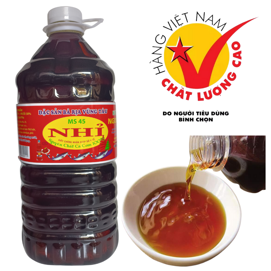 Can 5 lít - nước mắm nhỉ cá cơm ngọc như vũng tàu, Gia vị nêm ướp kho nấu
