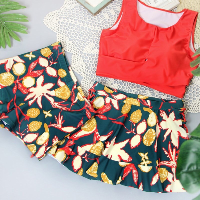 Set bikini đi biển 3 món