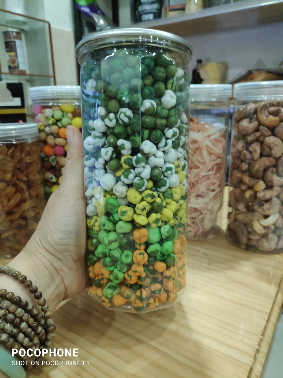 Đậu hà lan 5 vị lon pet 450gr