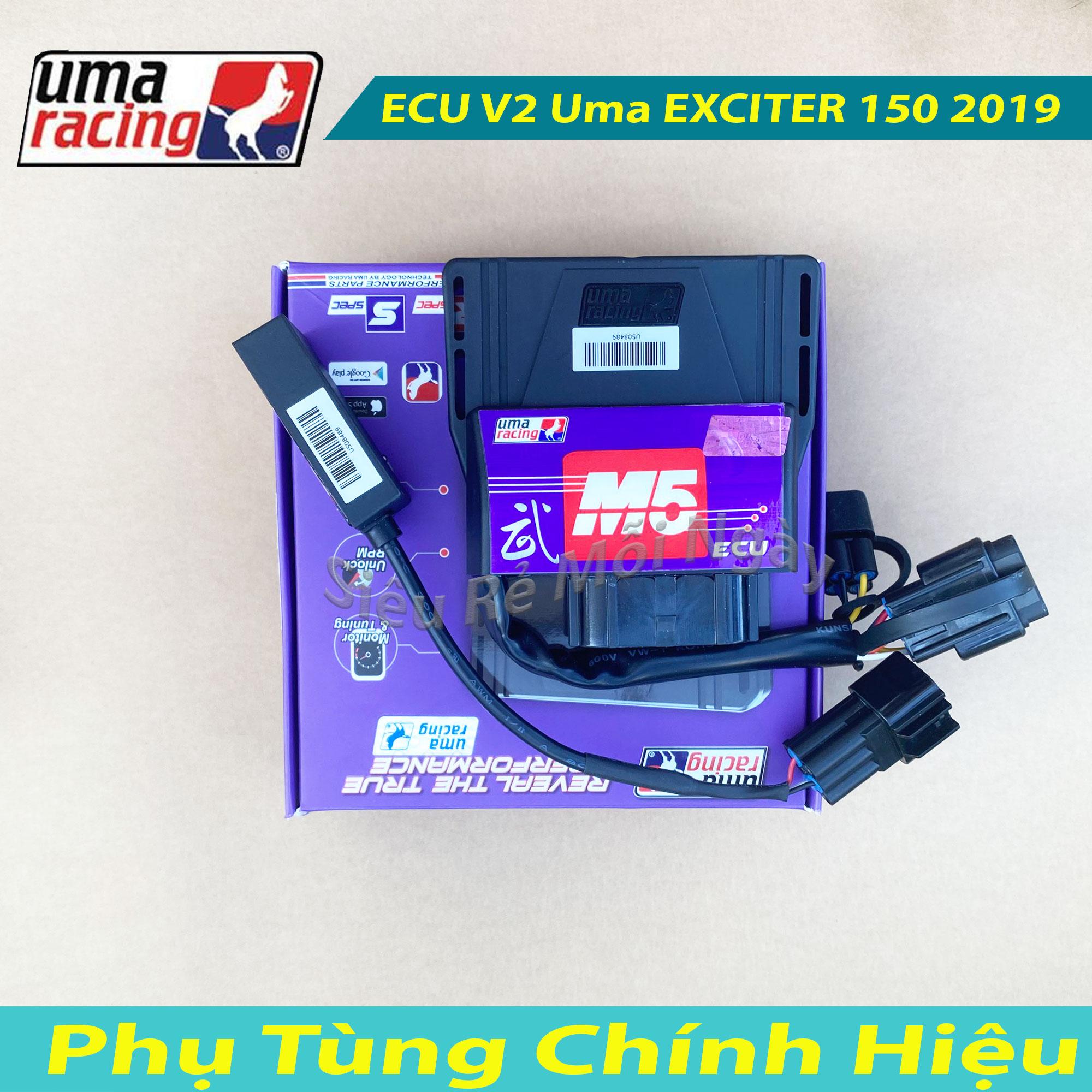 HCMECU UMA V2 RACING M5 BLUTOOTH CONNECTION TUNING CHO EXCITER 150cc 2019