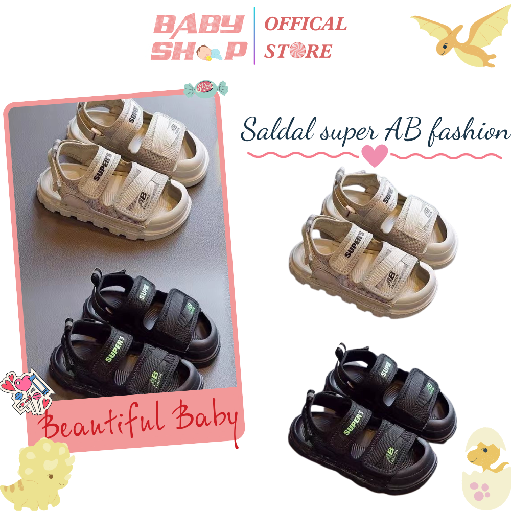 Dép thời trang trẻ em Dép sandal mũi cao chống vấp, đế khâu, siêu nhẹ, quai trước chỉnh rộng hẹp được cho bé từ 1 đến 12 tuổi - Dép sandal trẻ em - Dép trẻ em - dép sandal bé trai - dép sandal bé gái
