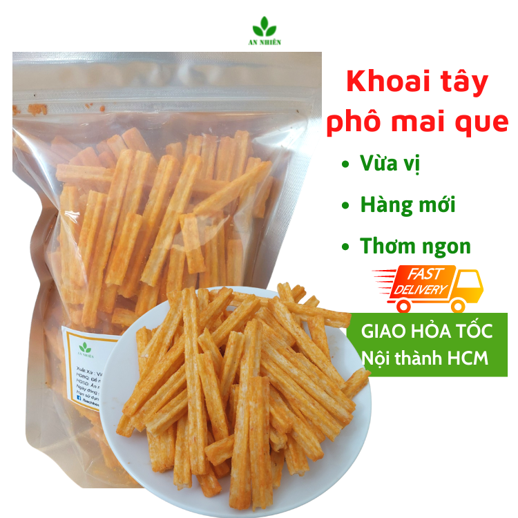 Khoai tây phô mai que bim bim snack ăn vặt An Nhiên
