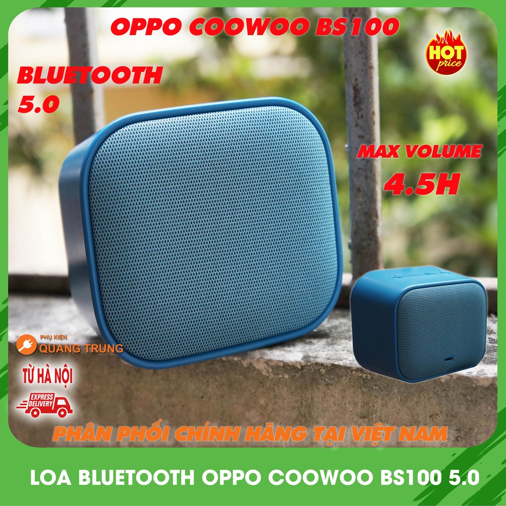 Loa bluetooth Oppo Coowoo BS100 bluetooth 5.0 âm thanh trong trẻo, cam kết sản phẩm đúng mô tả, chất lượng đảm bảo