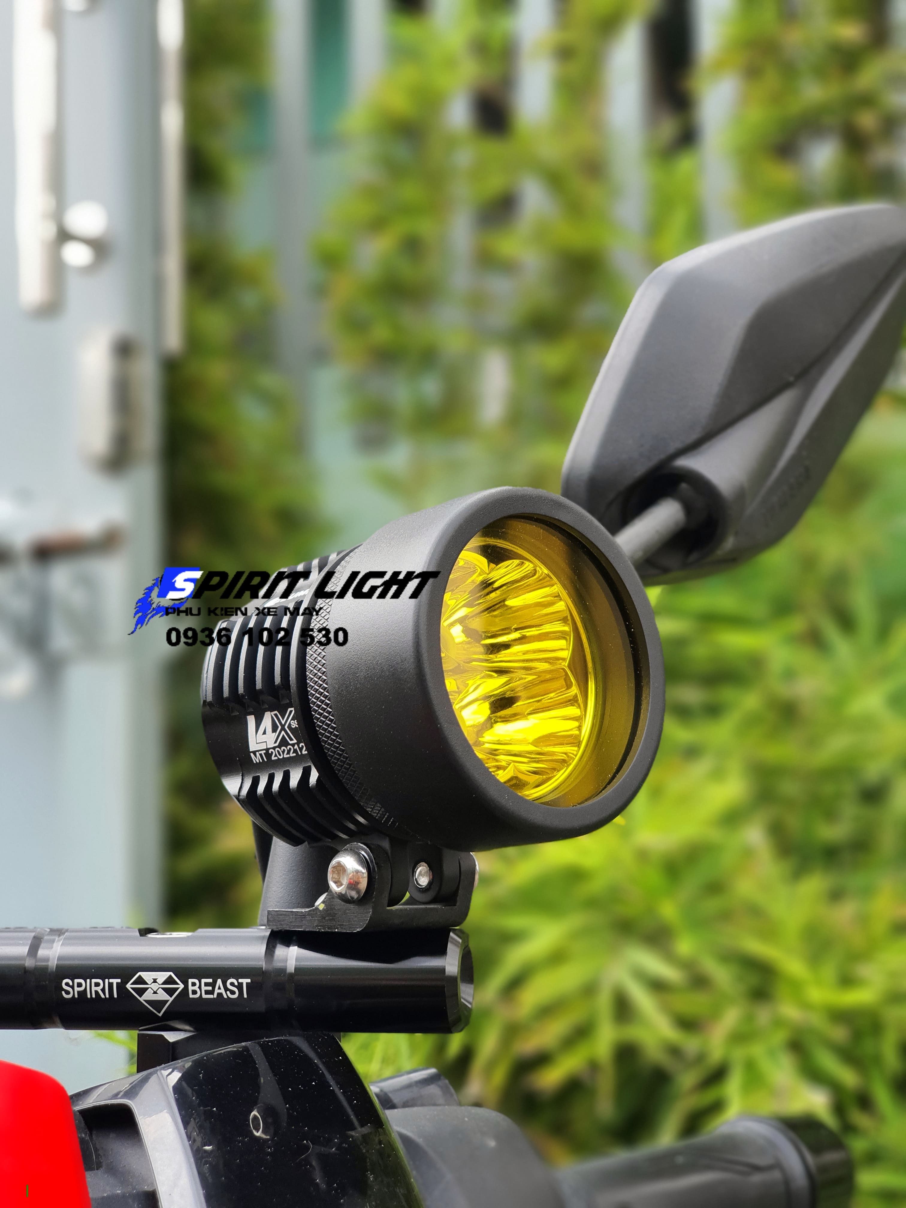Đèn trợ sáng L4x chip led SST20 Luminus chính hãng MotoFan cao cấp