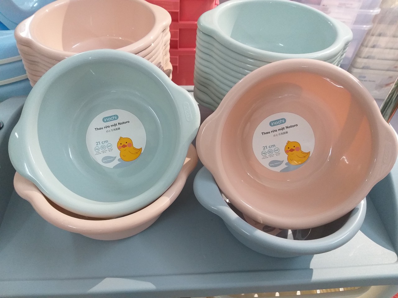 Chậu rửa mặt 21cm Inochi Chịu nhiệt độ cao thiết kế theo phong cách và tiêu chuẩn nhật bản