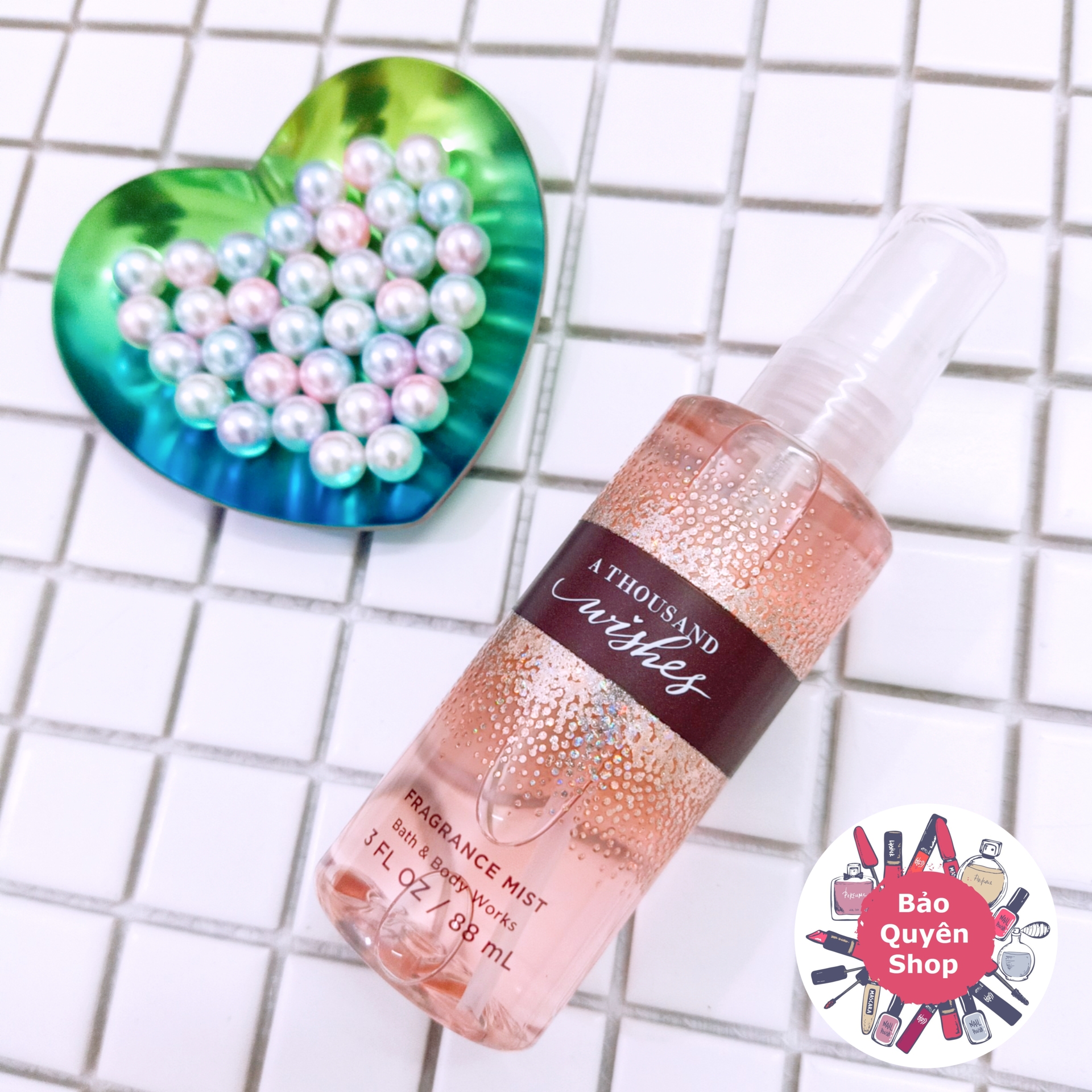 Xịt thơm size mini Bath & Body Works - A Thousand Wishes - Fine Fragrance Mist 88mL