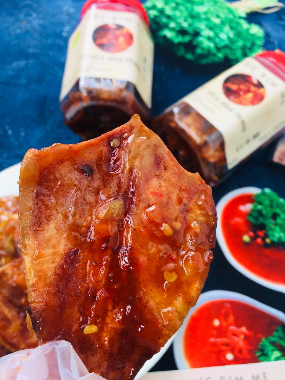 Mực Rim Me Nguyên Con Loại Ngon Đặc Sản Nha Trang Hũ 200Gr