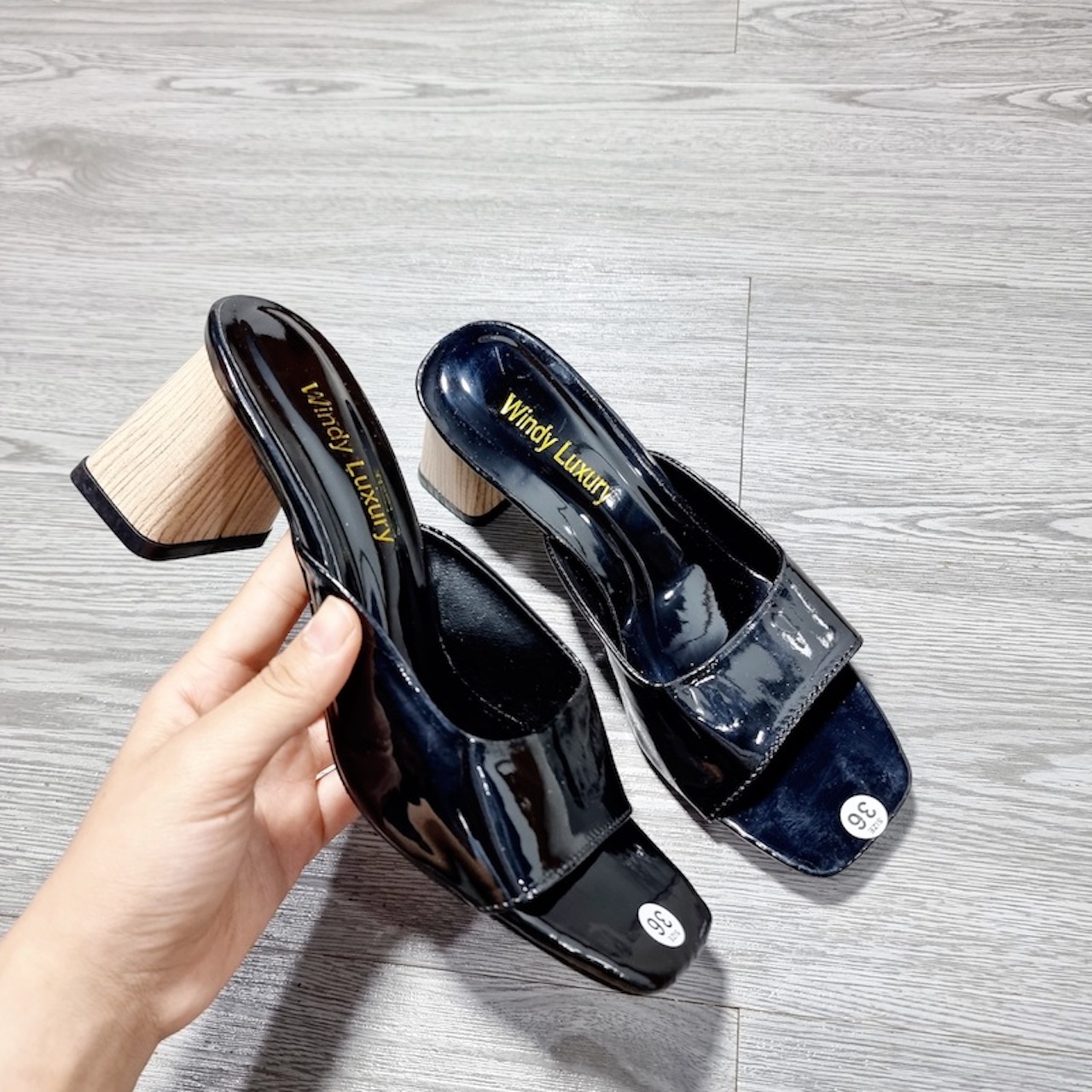 Dép Sục Cao Gót Nữ 7 Phân Gót Nhọn Dễ Thương - MS 125