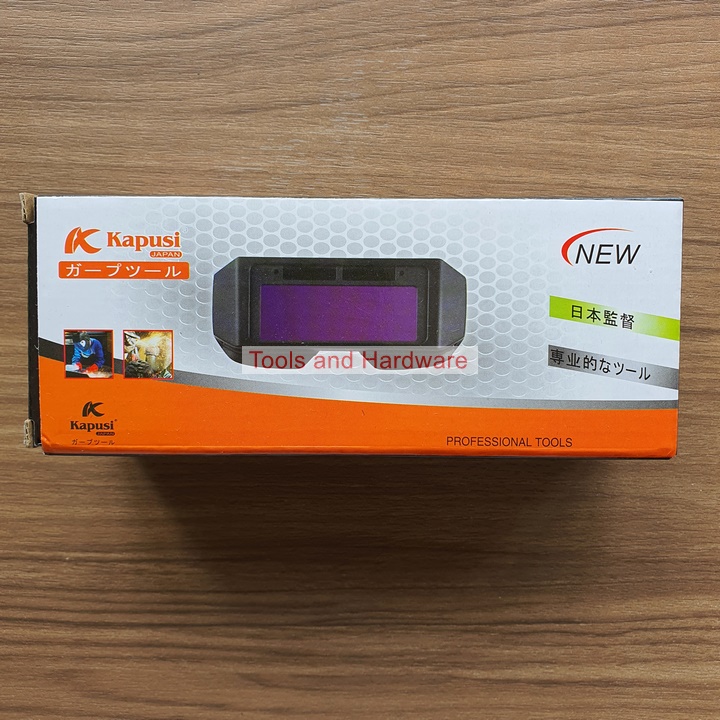 Kính hàn điện tử hãng Kapusi Nhật Bản tự động cảm biến khi hàn, Bảo hành 12 tháng, Sử dụng nặng lượng mặt trời, kính hàn điện, kính hàn hồ quang, kính hàn xì, kinh han, kinh han dien tu