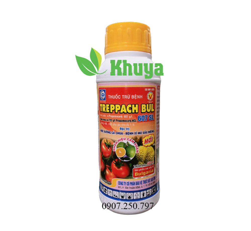 Thuốc trừ bệnh treppach bul 607sl chai 480ml mốc sương và xì mủ