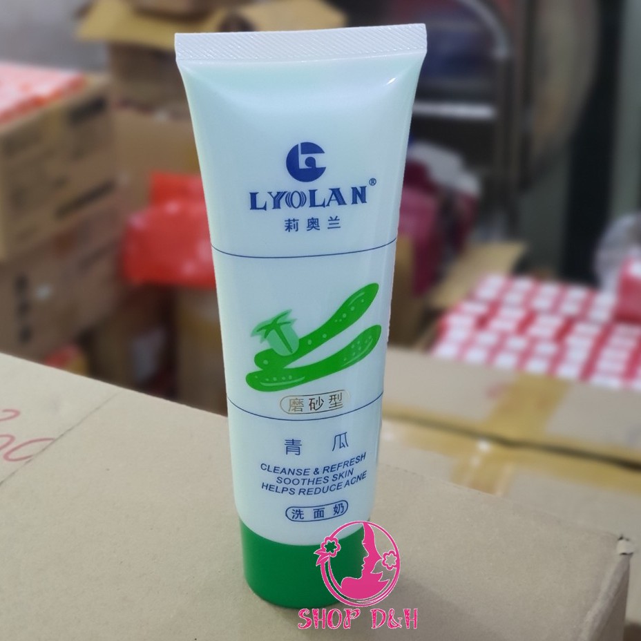 Sữa Rửa Mặt Lyolan 120G ( Dưa Leo + Sữa Bò)