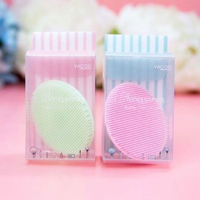 Miếng rửa mặt Vacosi Silicone Cleansing Pad, cam kết hàng đúng mô tả, chất lượng đảm bảo, an toàn cho người sử dụng