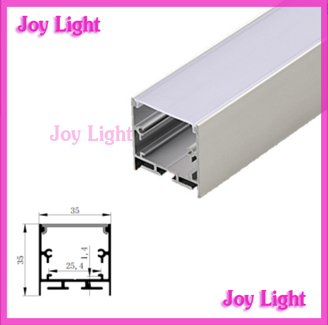 1m, 3m thanh U35-35, thanh nhôm định hình LED/ thanh nhôm đèn LED sử dụng thả treo, gắn nối