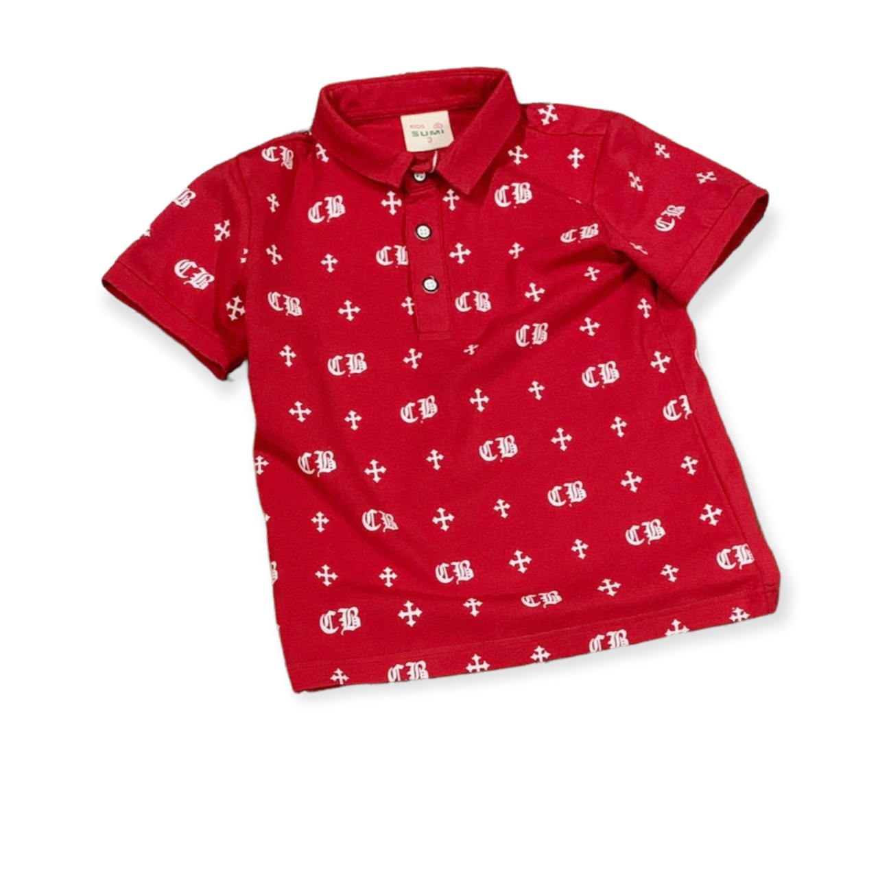 Áo polo cộc tay họa tiết bé trai ,Aó cộc tay cotton mềm mát