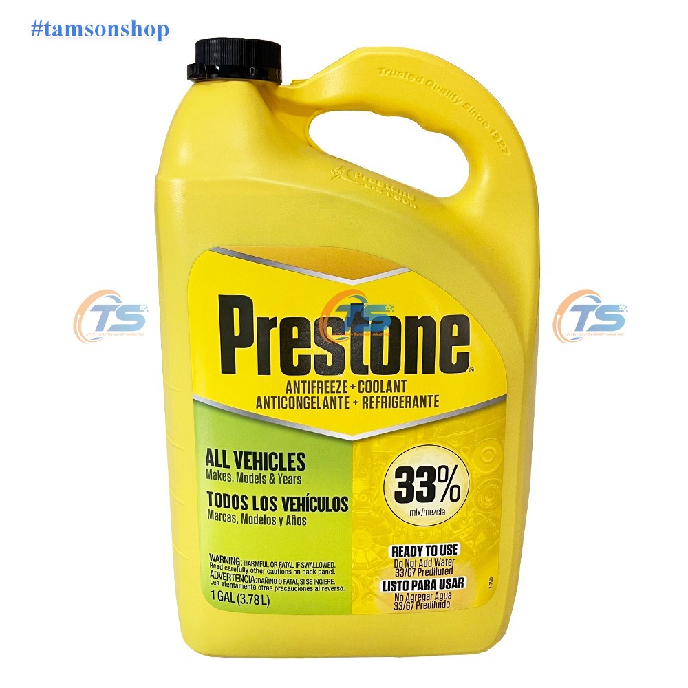 Dung Dịch Nước Làm Mát Động Cơ Xe Ô Tô Prestone 3,78 Lít (Nước Xanh)