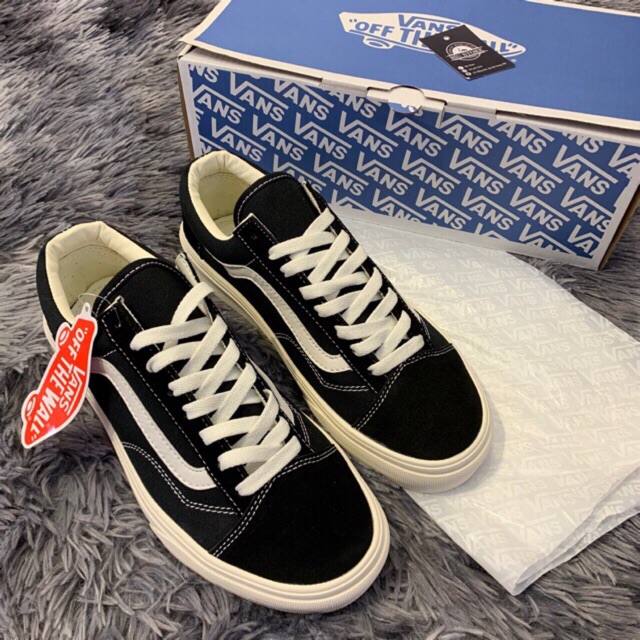 [1-1 Full Box] Giày Thể Thao ĐEN Nam Nữ vans FULL BOX, BILL, TAG, Da Lộn Chuẩn 1-1 - Vault 2021 - Hot Trend