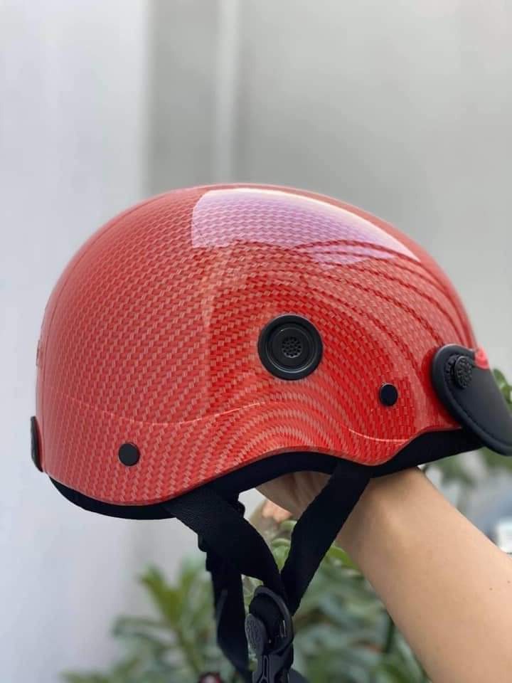 [HCM](HÌNH THẬT) MŨ BẢO HIỂM SƠN NHÚNG CACBON ĐẸP THỜI TRANG CAO CẤP GONSHOP89 MSCB02