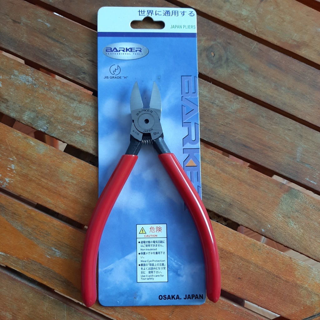 Kìm cắt nhựa barker 6 inch,kìm cắt ba vớ 6 inch nhật
