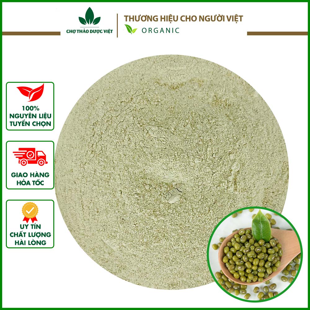 Bột đậu xanh đỗ xanh nguyên chất 500g - Chợ Thảo Dược Việt