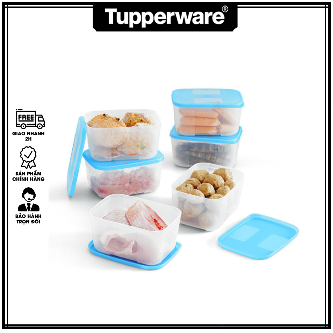 Bộ Hộp Trữ Đông Freezermate 650ml - Tupperware