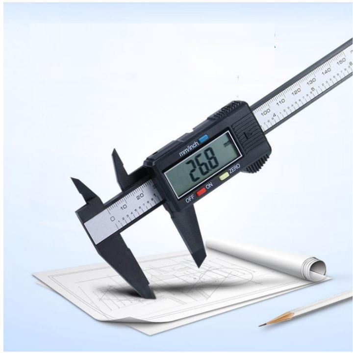 Thước kẹp điện tử sợi nhựa carbon syntek - đen -206734 -gia tot