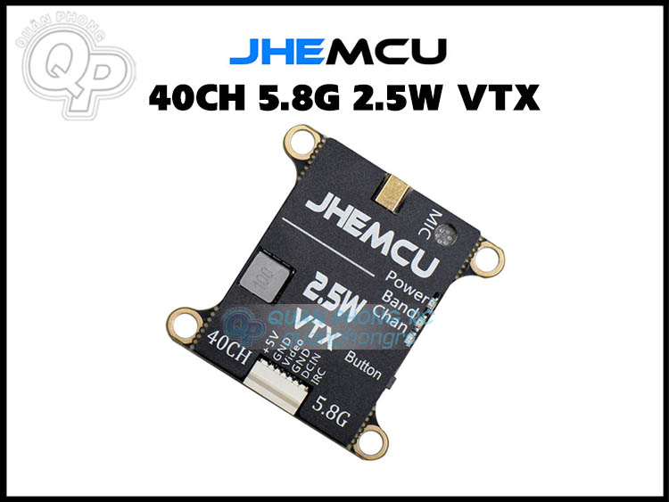 VTX JHEMCU 5.8G 2.5W 40CH Dành cho máy bay điều khiển