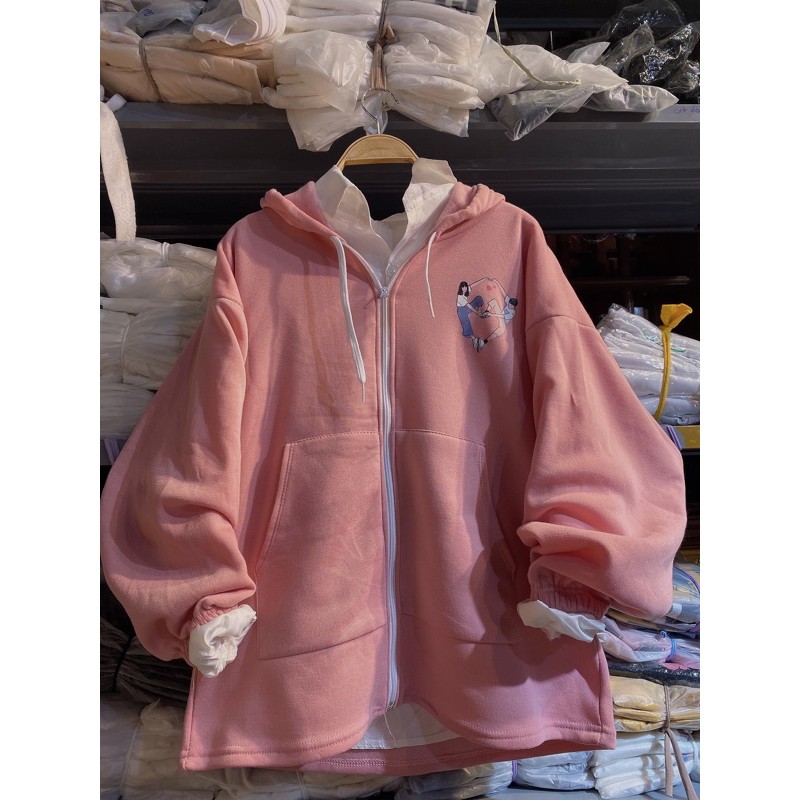 [Mã FAMAYWA giảm 10K đơn 50K] (FREESHIP 50K) Hoodie nỉ đôi bạn thân (ảnh treo) kéo khóa